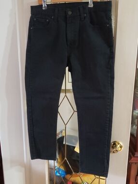 Levis 510 Jeans Mens 33x32 Black Denim